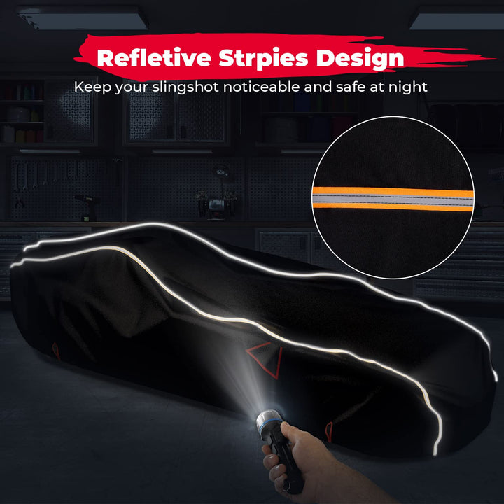 Full Cover & Front Upper Accent Panel Light Assembly Kit for Slingshot - Kemimoto