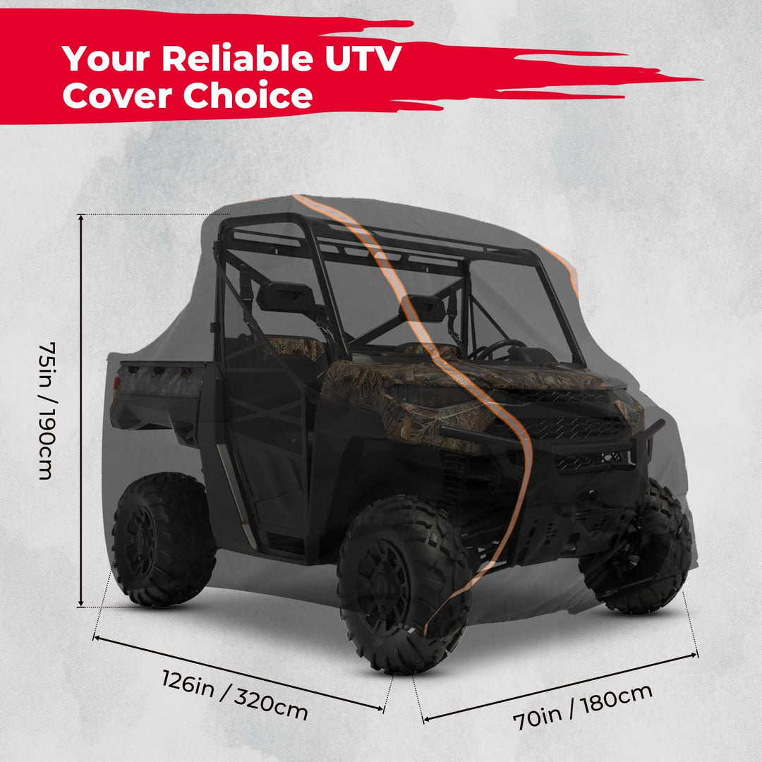 UTV Storage Sun Rain UV Cover for Polaris Ranger RZR XP 1000 - Kemimoto