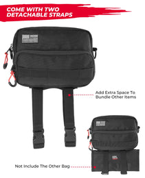 Motorcycle Handlebar Bag fit Cruiser Softail Dyna Sportsters - Kemimoto