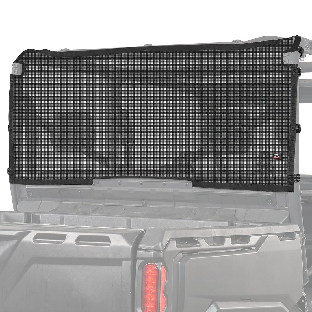 Rear Ventilated Window Nets UV Protection for Can-Am Defender - Kemimoto