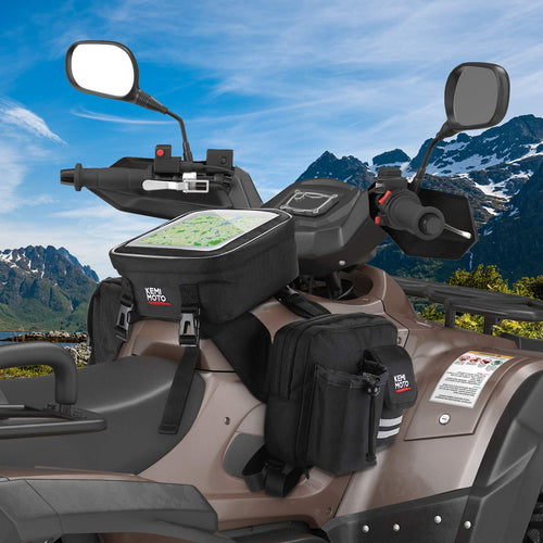 ATV Motorcycle Saddle Tank Bag w/Thermal Bag - Kemimoto