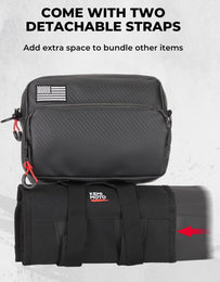 Motorcycle Handlebar Bag with Waterproof Cover