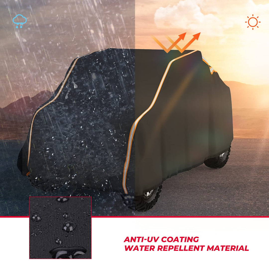 Utv Cover Storage Cover Protect Farm Vehicle Rain Snow Reflective  Compatible With Polaris Xp 1000 S 900 800 Turbo Ranger General