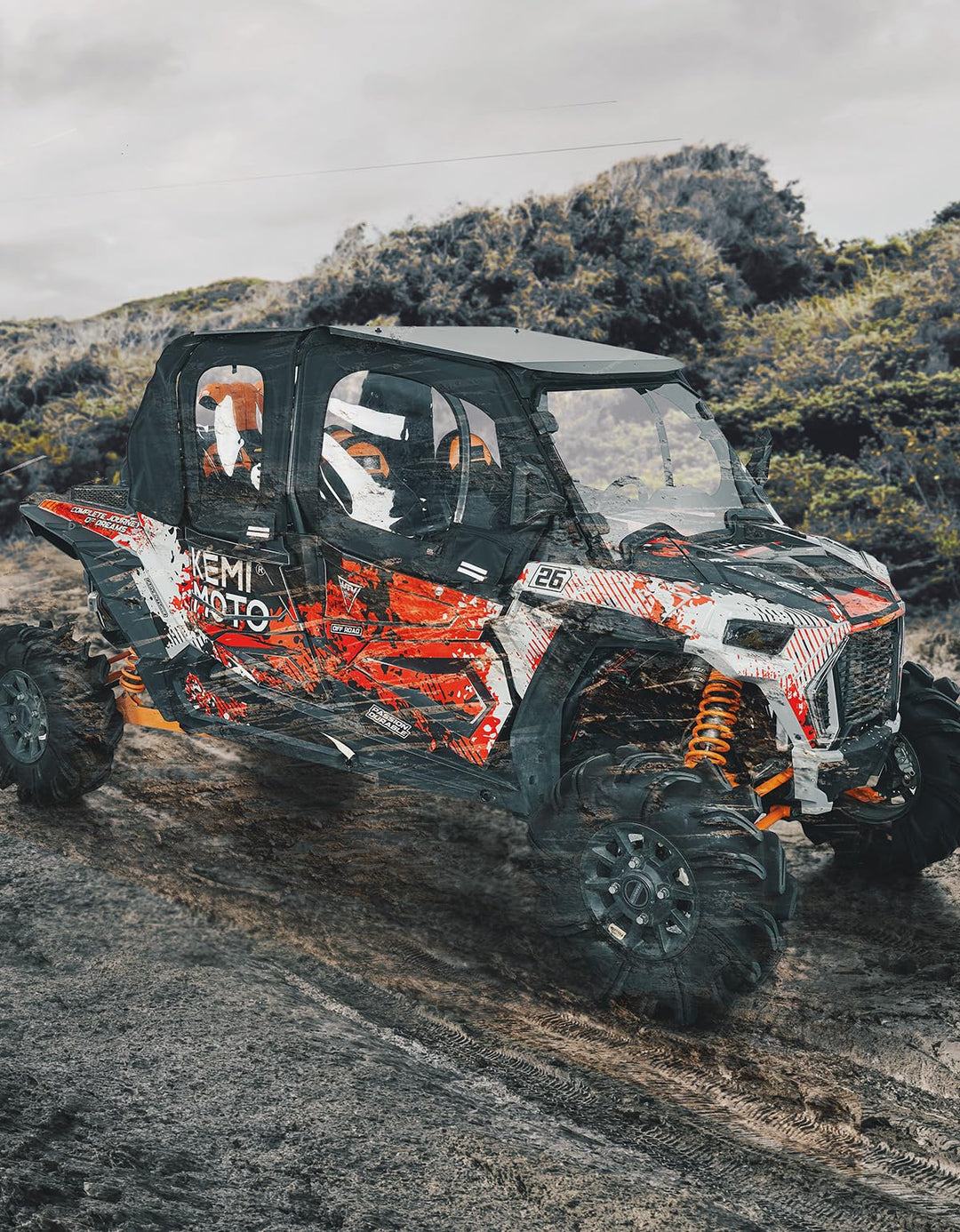 Rzr Xp Frame Polaris RZR XP 4 1000 Soft Upper Doors – Kemimoto