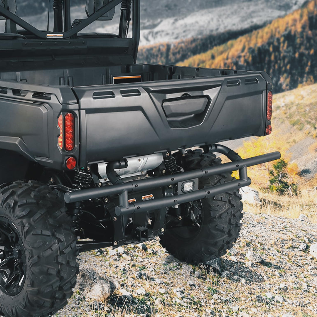 Rear Bumper With Light For Can Am Defender - Kemimoto