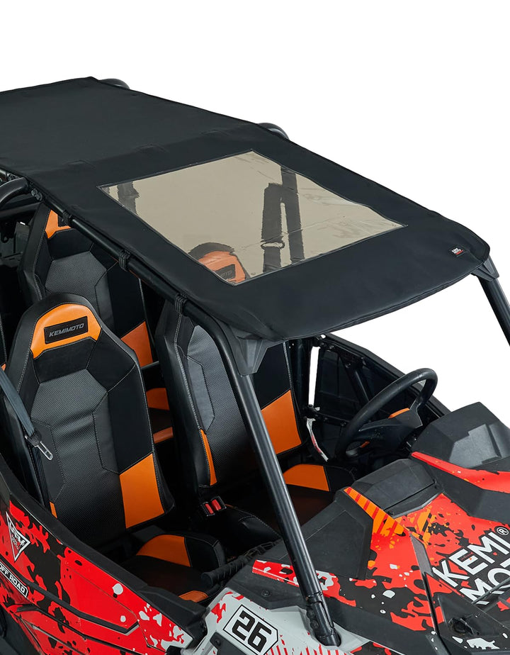 Waterproof Soft Roof Top for Polaris RZR XP 4 1000/4 Turbo / 4 900 - Kemimoto