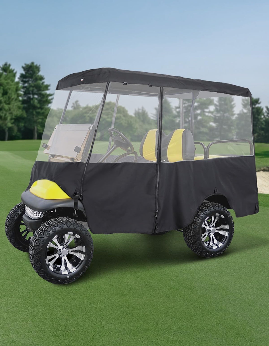 600D Enclosure Extended Roof for EZGO, Club Car Precedent/Onward/Tempo - Kemimoto