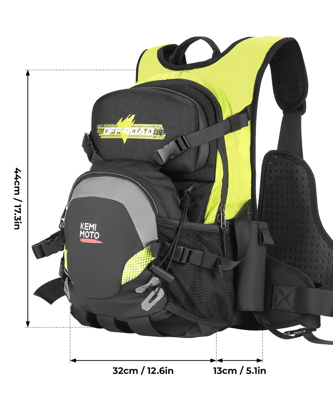15L Motorcycle Backpack with 3L Hydration Pack