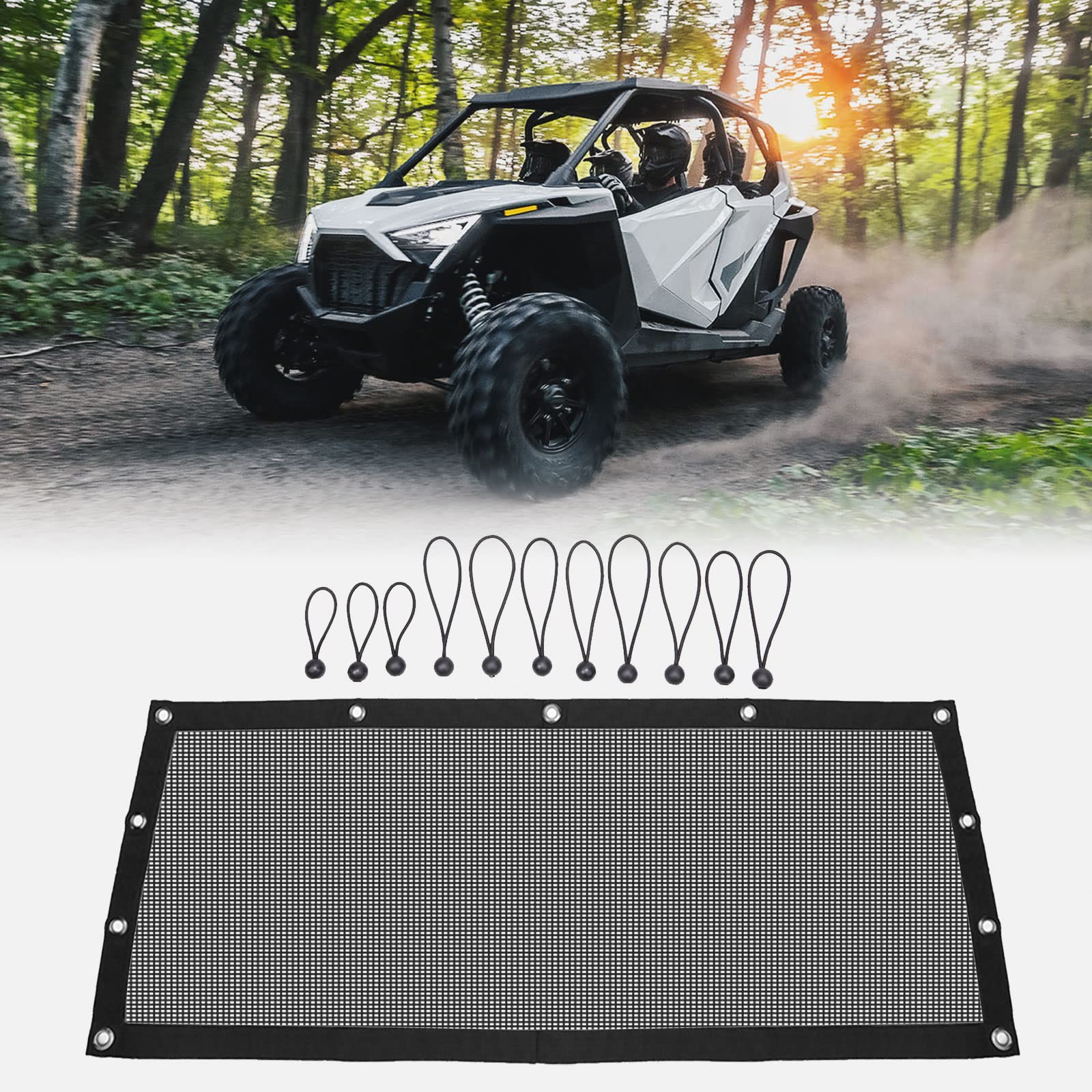 Polaris RZR Rear Window Net – Kemimoto