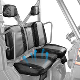 UTV Leather Seat Covers with Pocket for Polaris Ranger XP 1000/Crew