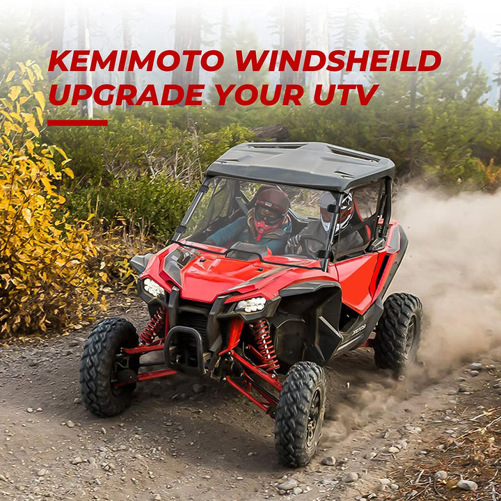 Front Full Windshield Fit Talon 1000x 1000r 1000x4 - Kemimoto