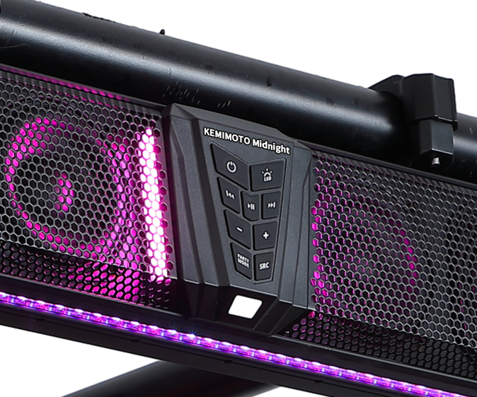 KEMIMOTO Midnight 60 UTV Sound bar - Kemimoto