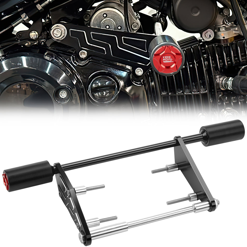 Motorcycle Frame Sliders – No-Cut Crash Protectors For Honda GROM MSX125 (2022-2024), Black