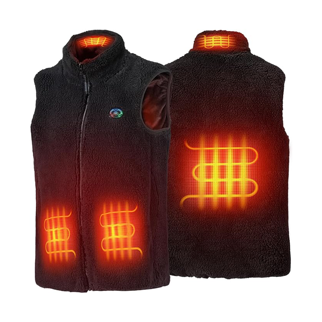 Women Fleece Heated Vest (Battery Not Included)