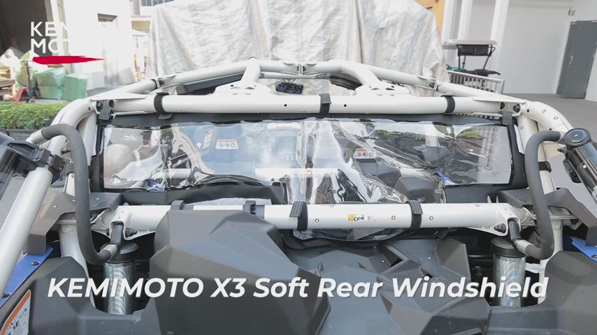 Soft Rear Windshield Back Window for Can-Am Maverick X3/MAX