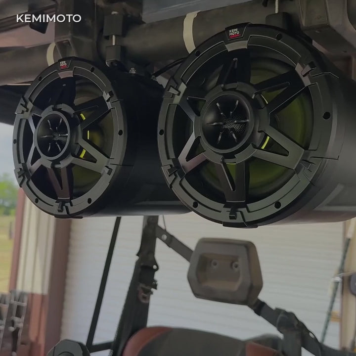 KP6 6.5" Universal Tower Speakers for UTV, ATV & Marine