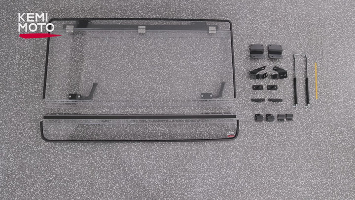 3-in-1 Flip Scratch-Resistant Windshield for Can-Am Defender & Defender Max HD5/HD8/HD10
