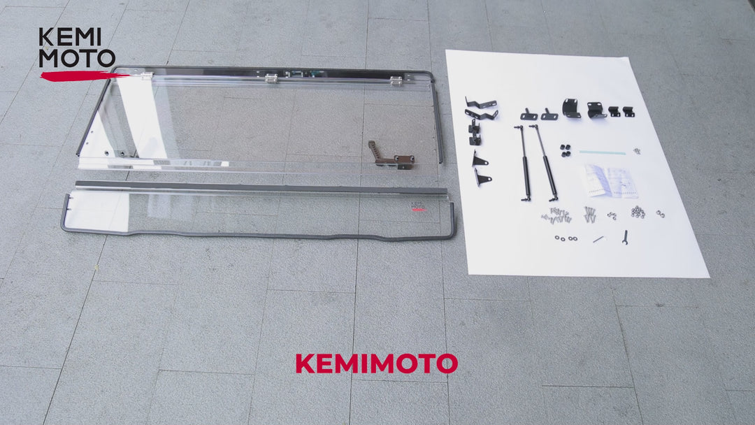 Upgraded Flip Front Windshield For CFMOTO Uforce 1000|1000 XL