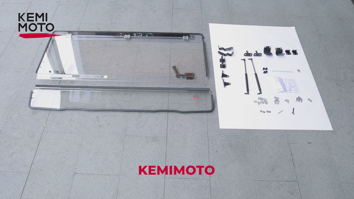 Upgraded Flip Front Windshield For CFMOTO Uforce 1000|1000 XL