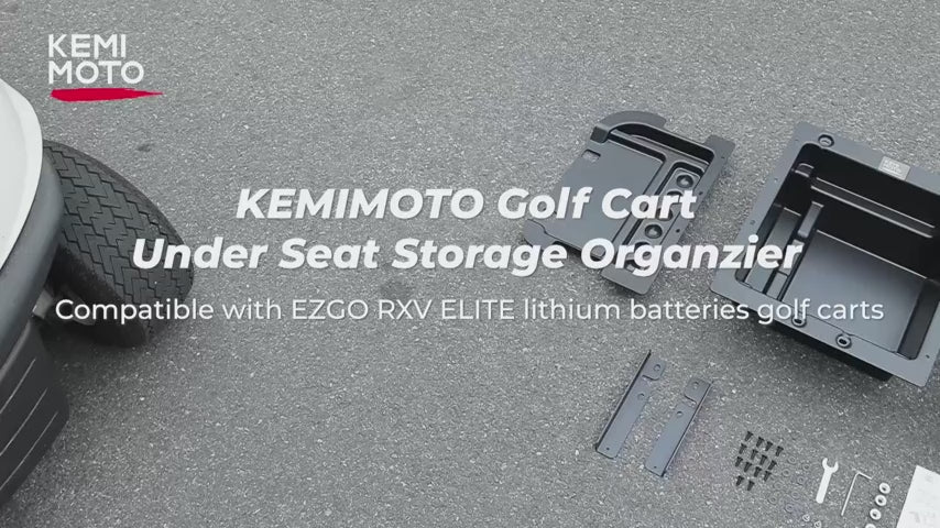 Under Seat Storage Box Upgrade for EZGO RXV Elite 2021-2023
