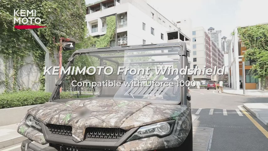 Airflow Sliding Vented Front Windshield for CFMOTO UFORCE 1000