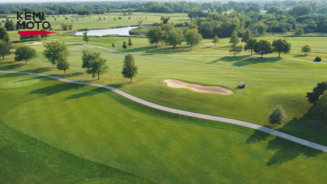 KEMIMOTO ApexR Electric Golf Push Cart with Remote Control, 36 Hole