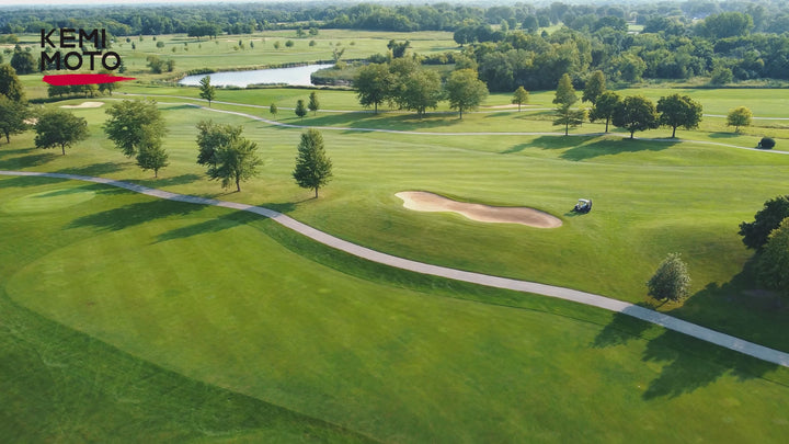 KEMIMOTO ApexR Electric Golf Push Cart with Remote Control, 36 Hole