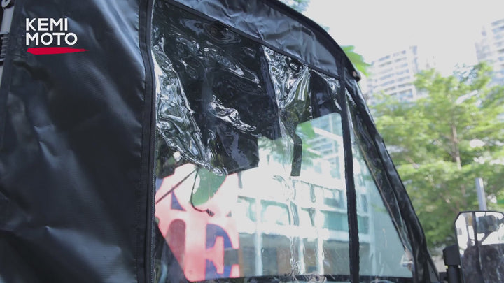 UTV Soft Cab Enclosure Doors with YKK Zipper, Tear-Resistant Water-Resistant for Polaris Ranger SP 570 2022-2026, 2 Door