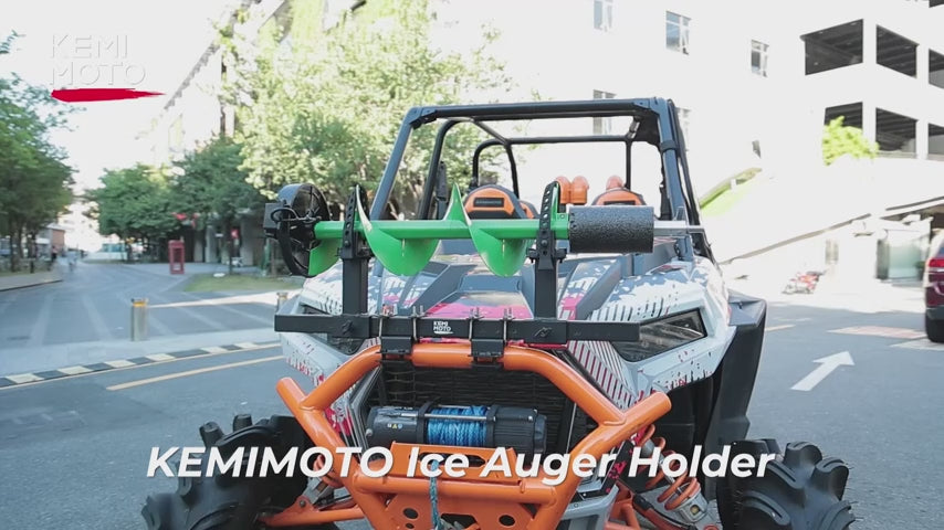 UTV Ice Auger Holder for 1.65''-2'' Roll Bar