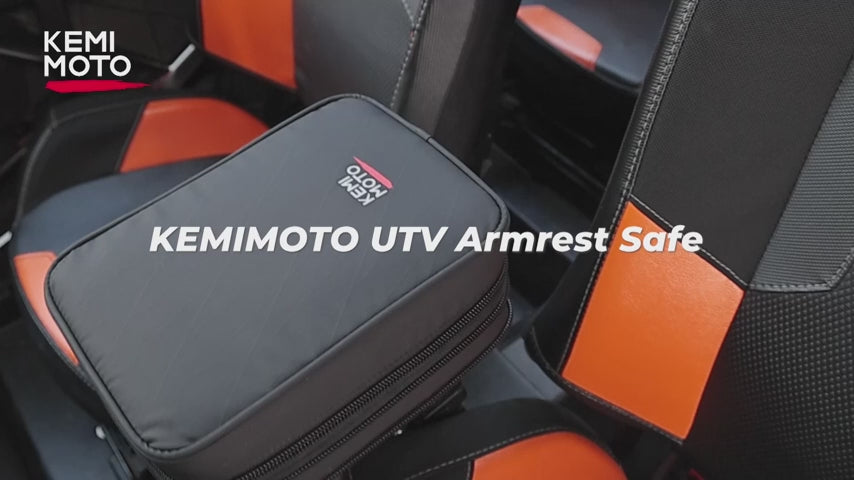 UTV Armrest Safe Console Storage Bag for Polaris RZR 900 S Trail 1000 XP 4 Turbo
