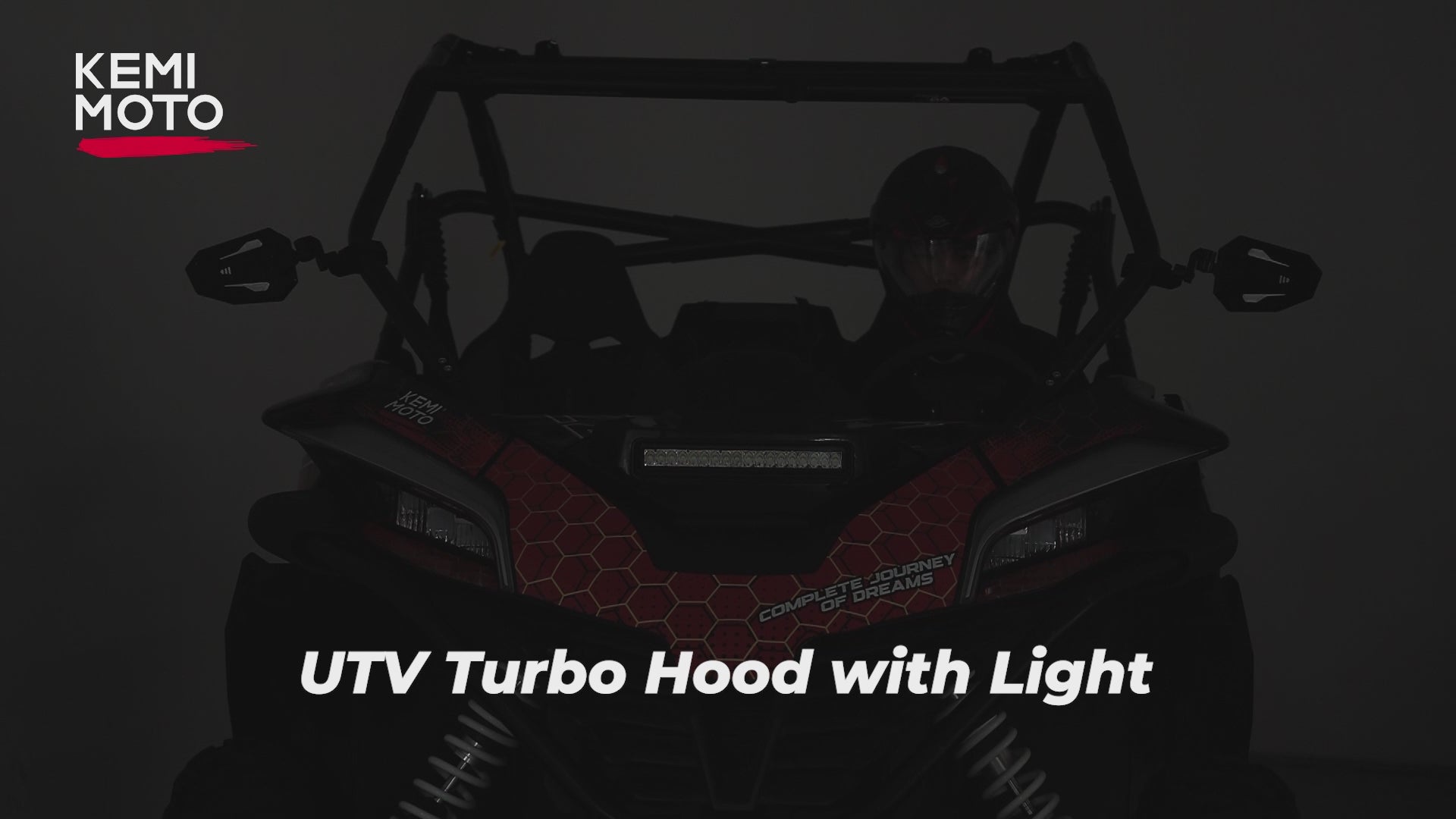 UTV Hood Scoop with Light for CFMOTO ZForce 950 2020-2024