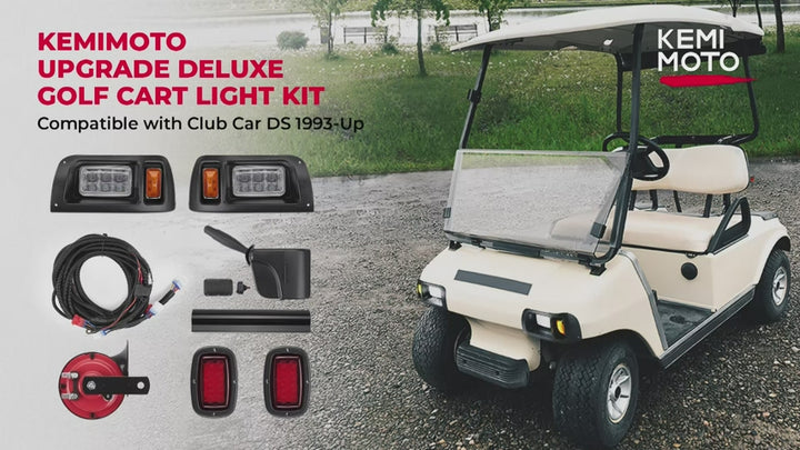 12V Street LED Light Kit Fit Club Car DS 1993-Up