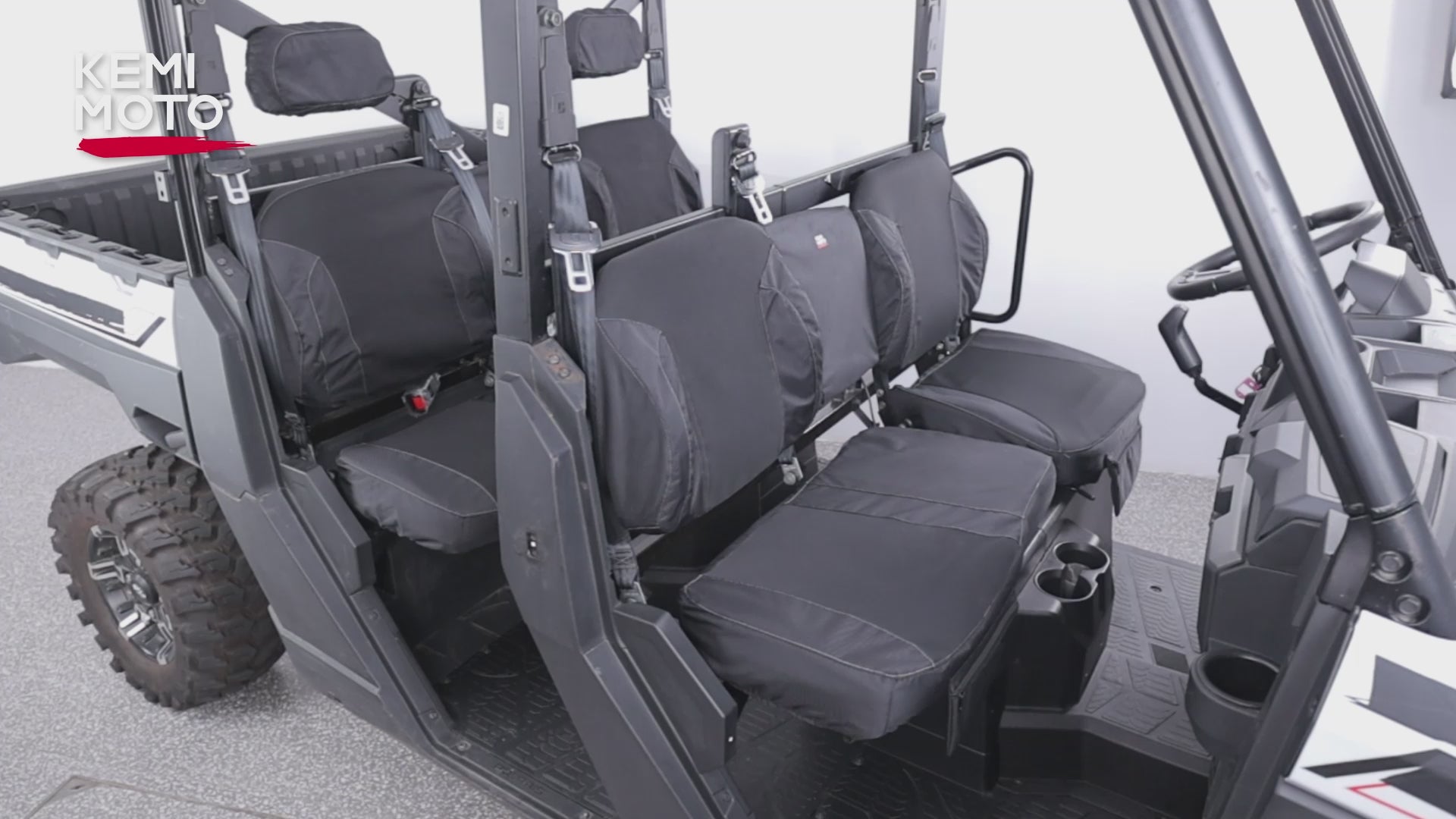 UTV Wingback Seat Cover Set for Polaris Ranger Crew XP 1000
