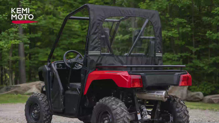 Parabrisas trasero flexible para UTV Honda Pioneer 500/520