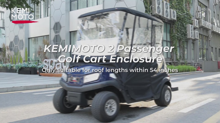 2 Passenger Golf Cart Cover Enclosure Protector 600D for Club Car DS EZGO YAMAHA
