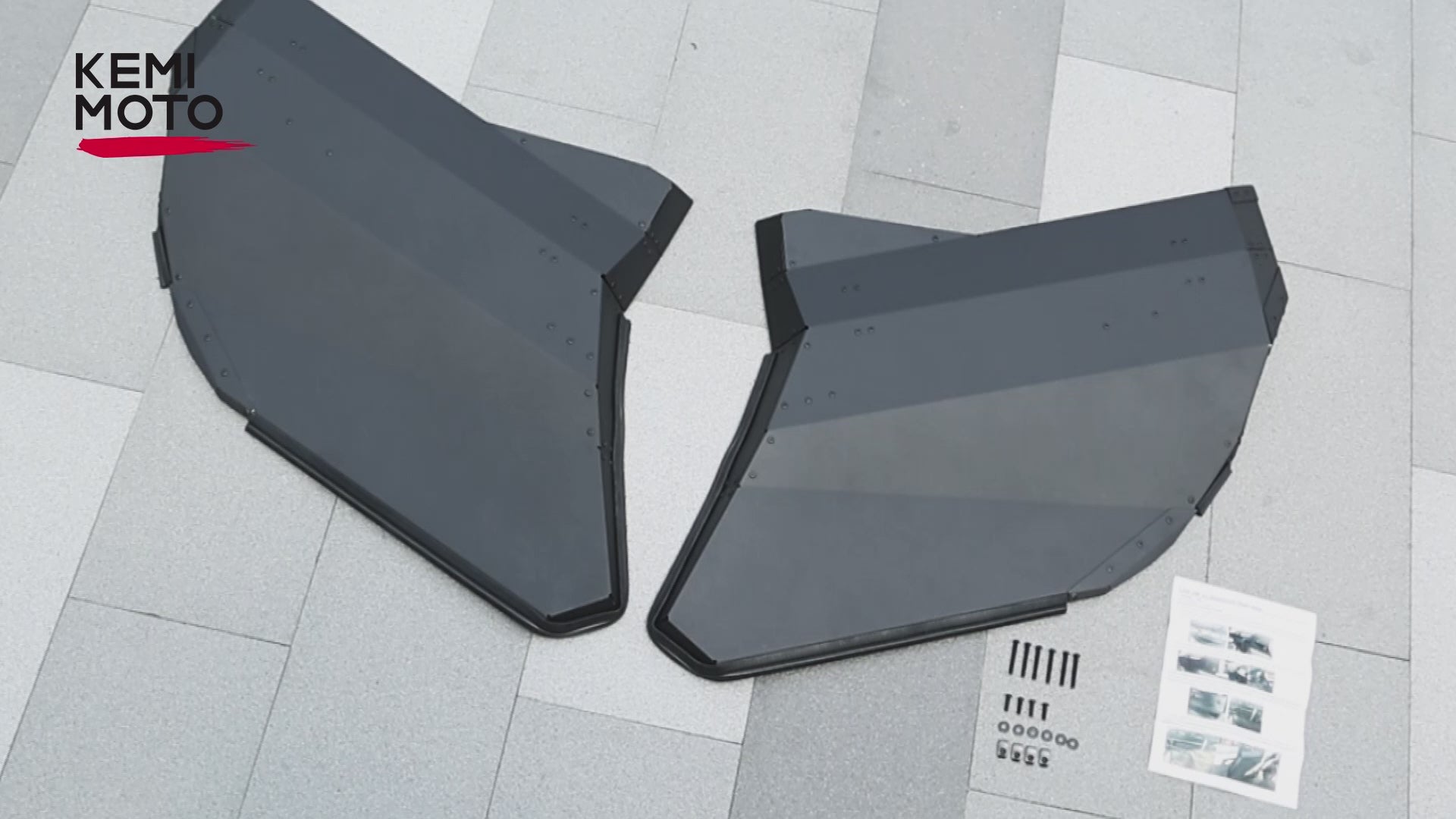 <tc>Kit de paneles de puertas inferiores de 4 piezas de plástico para Can-Am Maverick X3 MAX</tc>