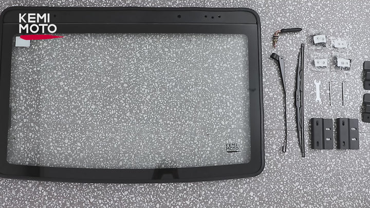 UTV Glass Windshield with Wiper For CFMOTO ZForce 950| ZForce 800（2023+）