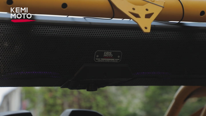 34 Inch Soundbar For Can-Am Polaris UTV Bluetooth Speaker Fits 1.45–2" Roll Cages