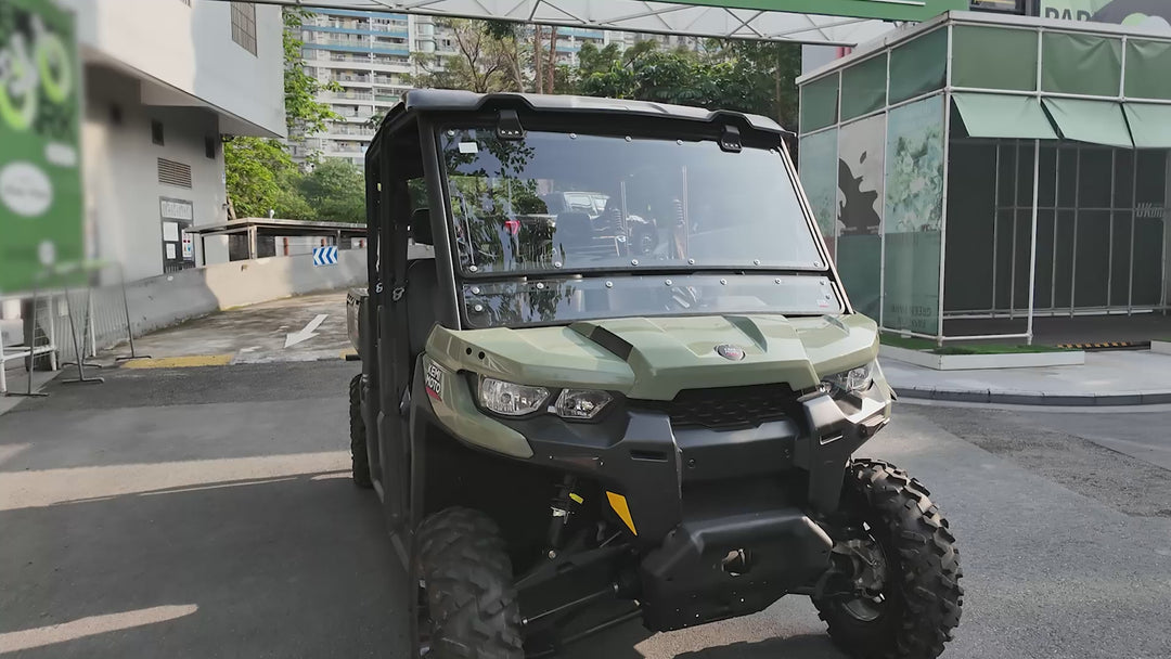 Flip Front Windshield For Can-Am Defender / Defender MAX (2016+)
