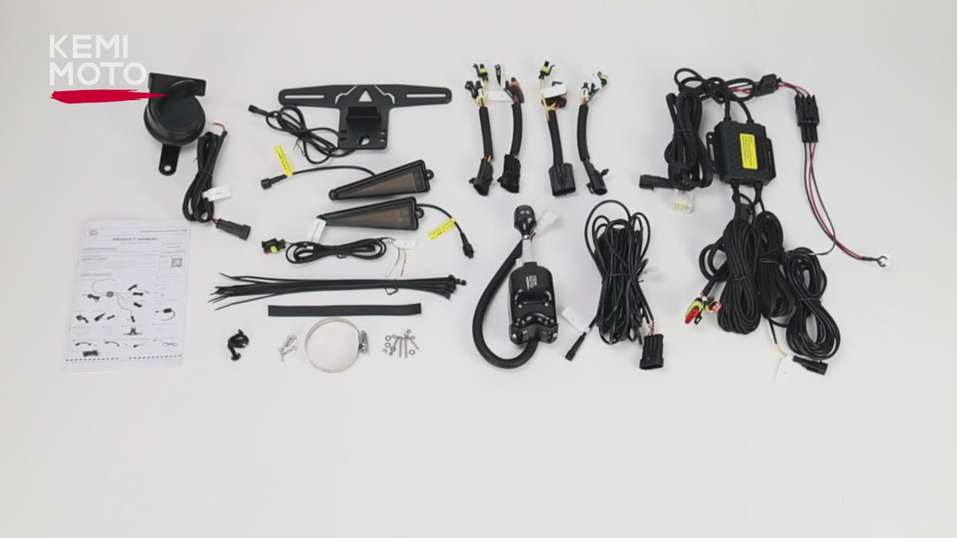 UTV/ATV Universal Turn Signal Kit with Dash Indicator & Sync Taillight