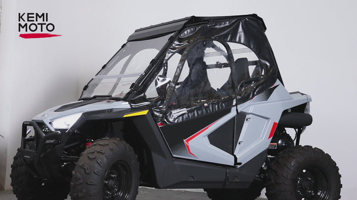 UTV Cab Enclosure Upper Doors for 2022-2025 Polaris RZR 200