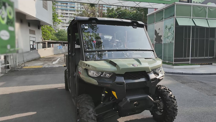 Flip Front Windshield For Can-Am Defender / Defender MAX (2016+)