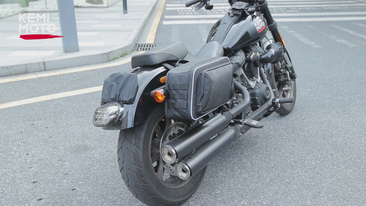 Expandable Saddlebags For Motorcycle Cruiser