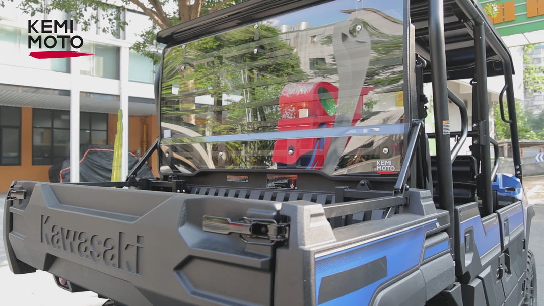 UTV Rear Windshield For Kawasaki Mule Pro
