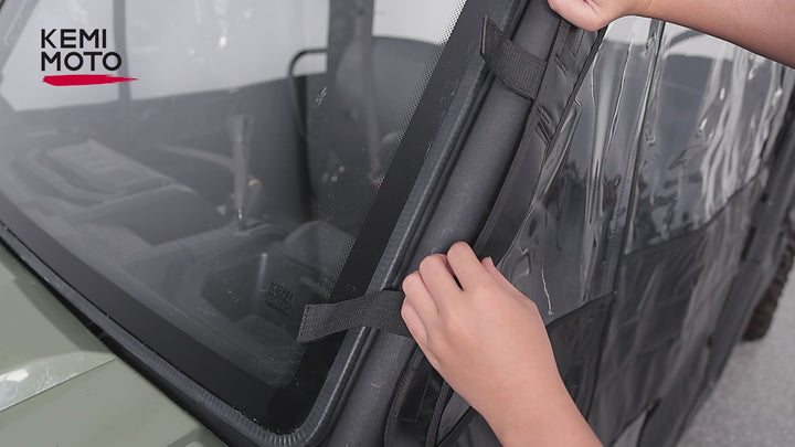 Full Soft Doors with Mirror Slots for Can-Am Defender HD5/7/8/9/10