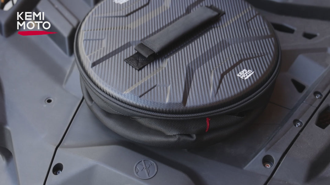 UTV Spare Tire Storage Bag for Can-Am Maverick X3 Polaris RZR XP 1000