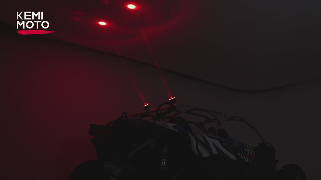 UTV/ATV Universal RGB Whipless LED Whip Lights with Turn Signal