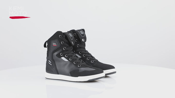 Men's Motorcycle Riding Boots Anti-Slip High Top Protective