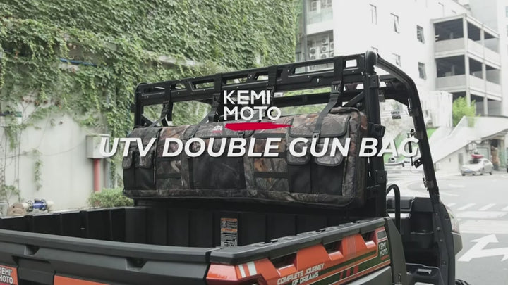 Double UTV Gun Bag Rack