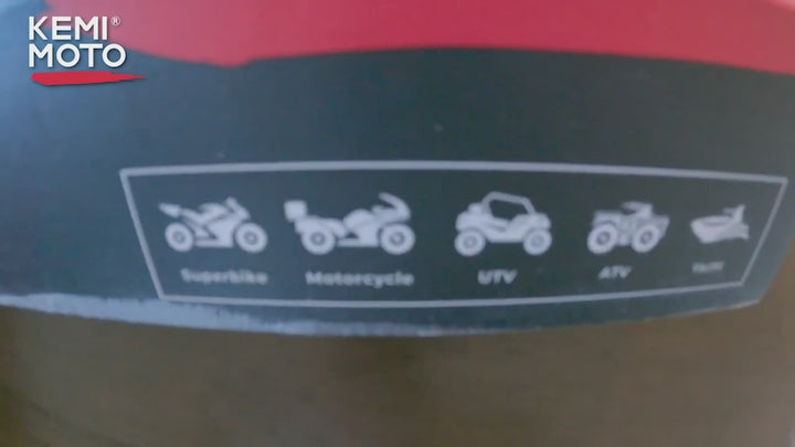 Soportes de manillar de 7/8” Espejos retrovisores universales para motocicletas ATV